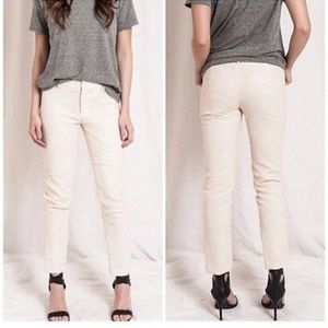 NWOT HAUTE Hippie Cream Lace Slacks Dress Pants